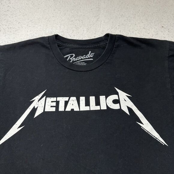 Bravado Metallica Men's Small Black Short Sleeve Crewneck Graphic T Shirt Band - Picture 2 of 11